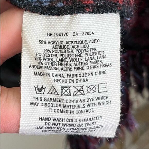 ANTHROPOLOGIE Hei Hei Mesilla Jacquard Knit Fringe Sweater Jacket Size Small - Picture 12 of 12